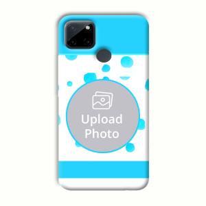 Bluish Customized Printed Back Cover for Realme C21Y
