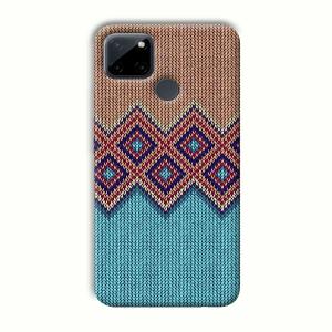 Fabric Design Phone Customized Printed Back Cover for Realme C21Y