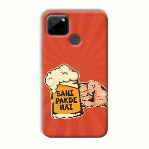 Sahi Pakde Hai Phone Customized Printed Back Cover for Realme C21Y
