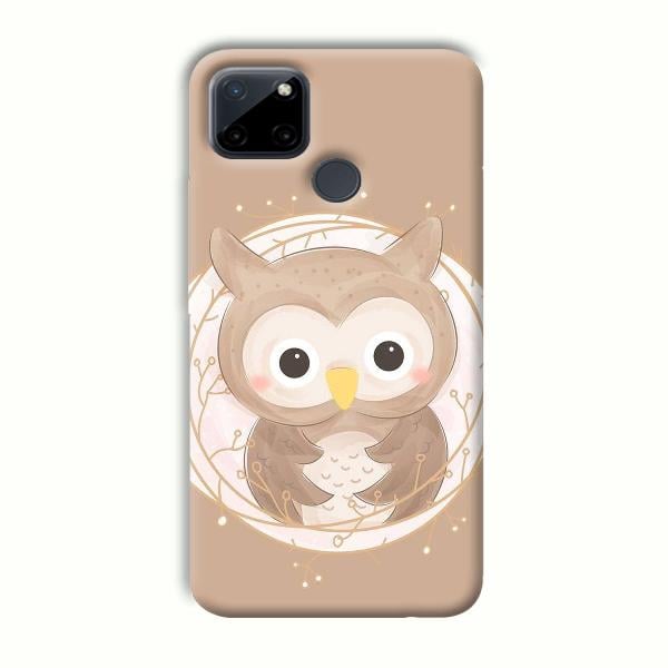 Owlet Phone Customized Printed Back Cover for Realme C21Y