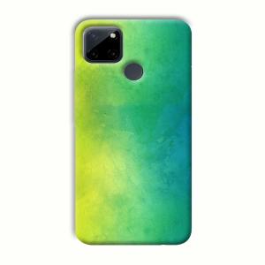 Green Pattern Phone Customized Printed Back Cover for Realme C21Y