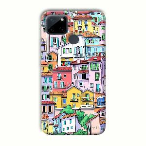 Colorful Alley Phone Customized Printed Back Cover for Realme C21Y