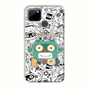 Animated Robot Phone Customized Printed Back Cover for Realme C21Y