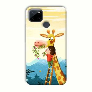 Giraffe & The Boy Phone Customized Printed Back Cover for Realme C21Y