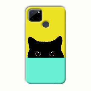 Black Cat Phone Customized Printed Back Cover for Realme C21Y