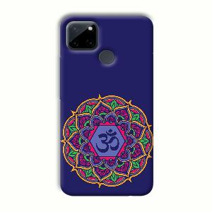 Blue Om Design Phone Customized Printed Back Cover for Realme C21Y