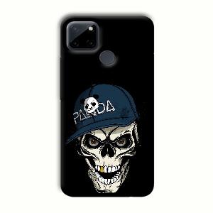 Panda & Skull Phone Customized Printed Back Cover for Realme C21Y