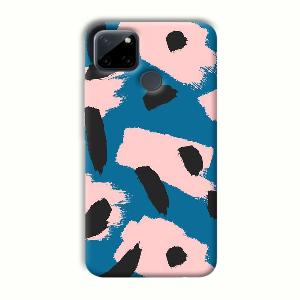 Black Dots Pattern Phone Customized Printed Back Cover for Realme C21Y