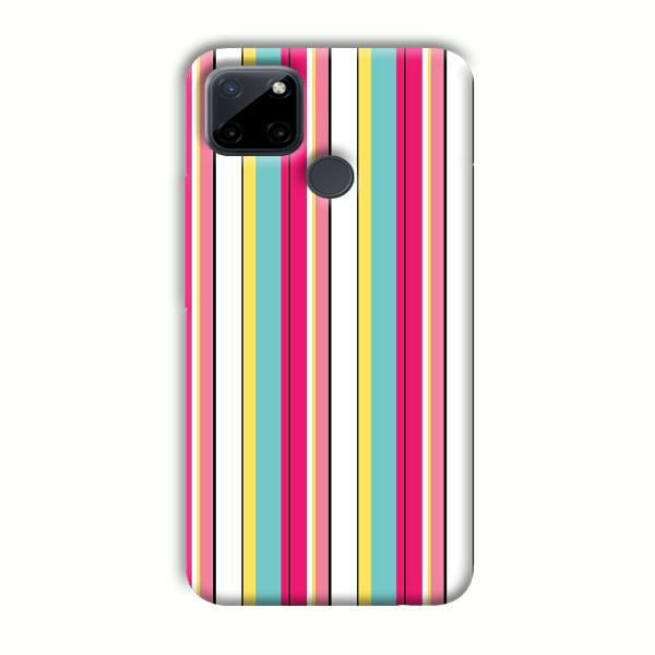 Lines Pattern Phone Customized Printed Back Cover for Realme C21Y