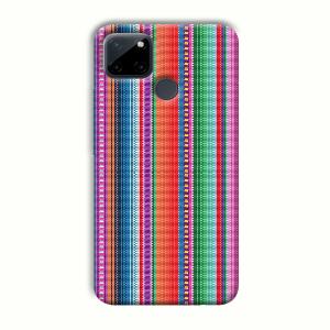 Fabric Pattern Phone Customized Printed Back Cover for Realme C21Y