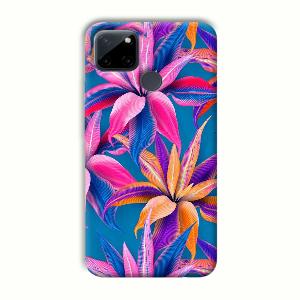 Aqautic Flowers Phone Customized Printed Back Cover for Realme C21Y