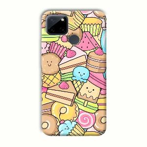 Love Desserts Phone Customized Printed Back Cover for Realme C21Y
