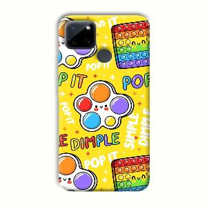 Pop It Phone Customized Printed Back Cover for Realme C21Y