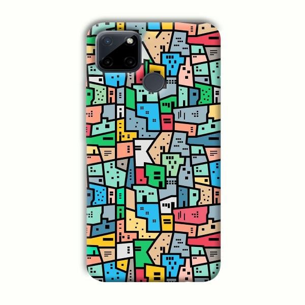 Small Homes Phone Customized Printed Back Cover for Realme C21Y