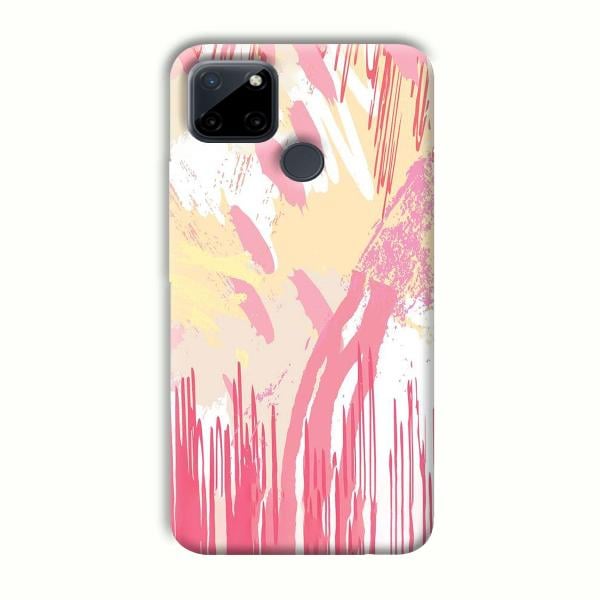 Pink Pattern Designs Phone Customized Printed Back Cover for Realme C21Y