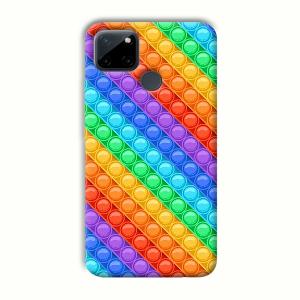Colorful Circles Phone Customized Printed Back Cover for Realme C21Y