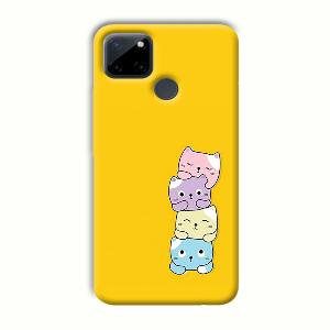 Colorful Kittens Phone Customized Printed Back Cover for Realme C21Y