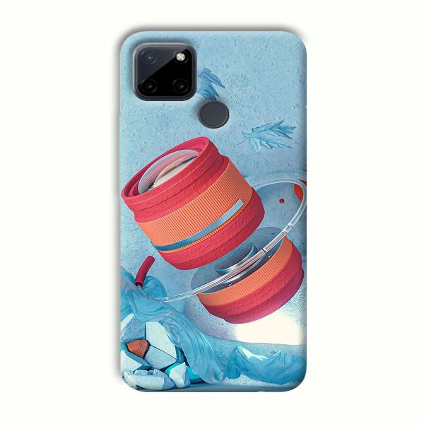 Blue Design Phone Customized Printed Back Cover for Realme C21Y