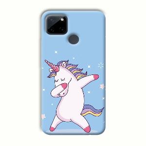 Unicorn Dab Phone Customized Printed Back Cover for Realme C21Y