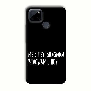 Hey Bhagwan Phone Customized Printed Back Cover for Realme C21Y