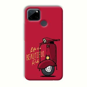 Life is Beautiful  Phone Customized Printed Back Cover for Realme C21Y