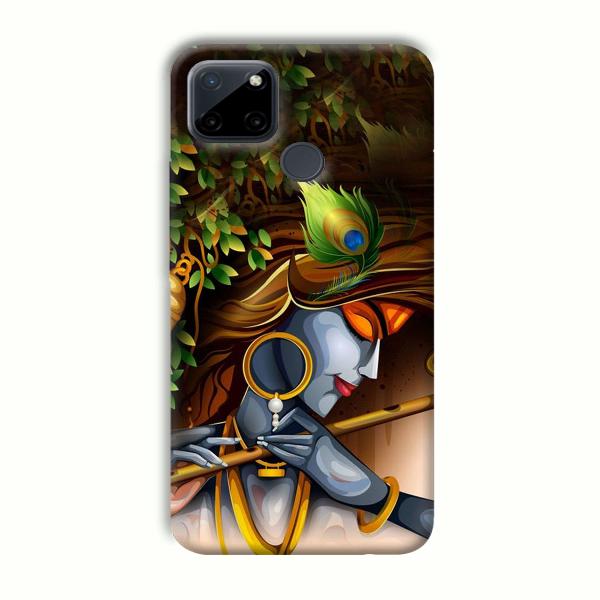 Krishna & Flute Phone Customized Printed Back Cover for Realme C21Y