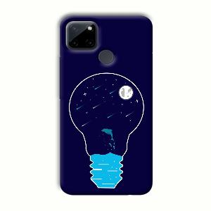 Night Bulb Phone Customized Printed Back Cover for Realme C21Y