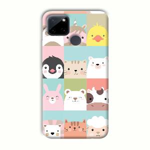 Kittens Phone Customized Printed Back Cover for Realme C21Y