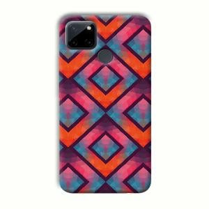 Colorful Boxes Phone Customized Printed Back Cover for Realme C21Y