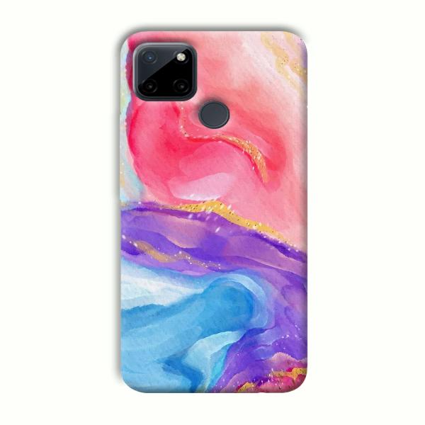 Water Colors Phone Customized Printed Back Cover for Realme C21Y
