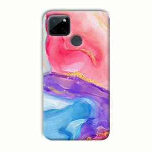 Water Colors Phone Customized Printed Back Cover for Realme C21Y