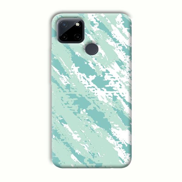 Sky Blue Design Phone Customized Printed Back Cover for Realme C21Y
