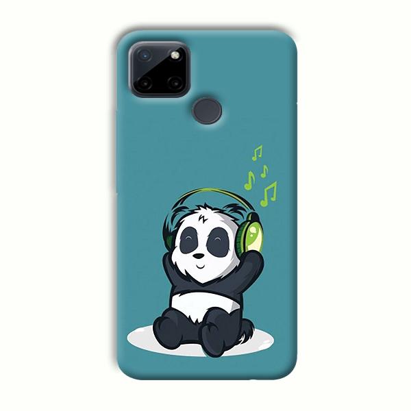 Panda  Phone Customized Printed Back Cover for Realme C21Y
