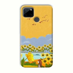 Girl in the Scenery Phone Customized Printed Back Cover for Realme C21Y