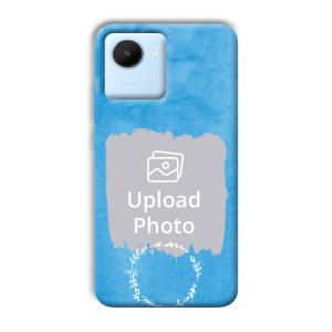 Blue Design Customized Printed Back Cover for Realme C30