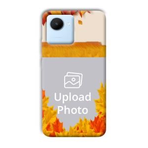 Maple Leaves Customized Printed Back Cover for Realme C30