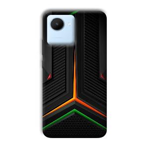 Black Design Phone Customized Printed Back Cover for Realme C30