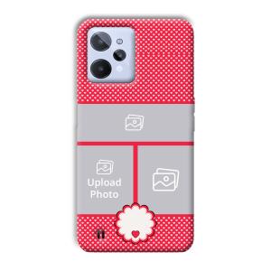 Little Hearts Customized Printed Back Cover for Realme C31