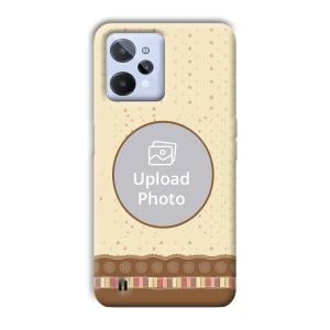 Brown Design Customized Printed Back Cover for Realme C31
