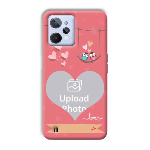 Love Birds Design Customized Printed Back Cover for Realme C31