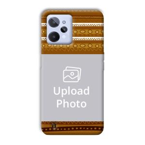 Brown Lines Customized Printed Back Cover for Realme C31