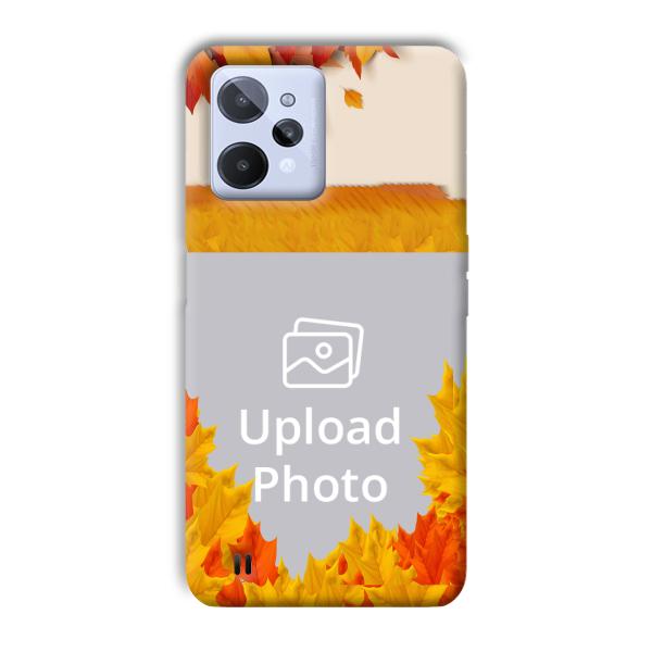 Maple Leaves Customized Printed Back Cover for Realme C31