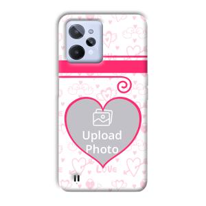 Hearts Customized Printed Back Cover for Realme C31