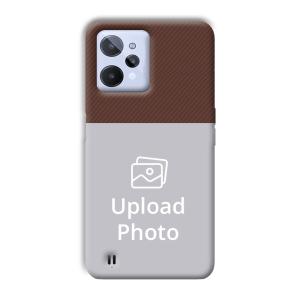 Brown Customized Printed Back Cover for Realme C31