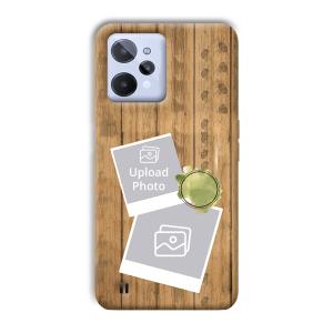 Wooden Photo Collage Customized Printed Back Cover for Realme C31