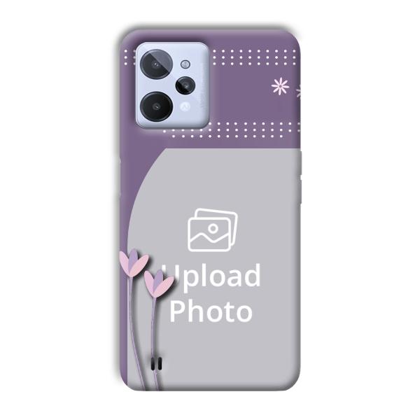 Lilac Pattern Customized Printed Back Cover for Realme C31
