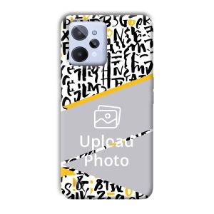 Letters Customized Printed Back Cover for Realme C31