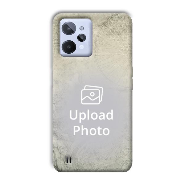 Grey Retro Customized Printed Back Cover for Realme C31