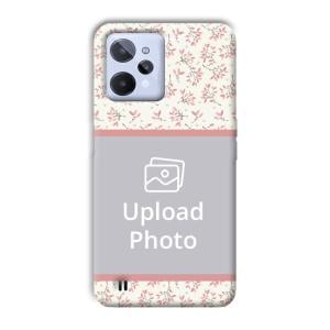 Leafy Design Customized Printed Back Cover for Realme C31
