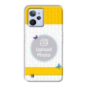 Butterflies & Yellow Customized Printed Back Cover for Realme C31